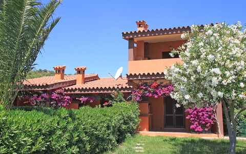 Costa Rei 180: Ciel, Fleur, Plante, Bâtiment, Propriété, Fenêtre, Maison, Arbre, Arbuste, Loisir