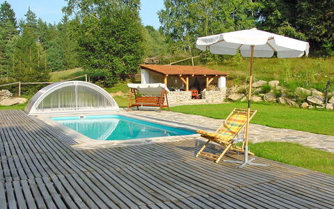 Benešov Nad Černou: Piscine, Propriété, Mobilier De Jardin, Loisir, Maison, Domicile, Immobilier, Balancelle, Meubles, Arrière-Cour