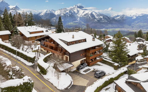 Le Brévent 4: Arbre, Maison, Zone Résidentielle, Domicile, Paysage, Établissements Humains, Station De Montagne, Village, Chaîne De Montagnes, Chalet