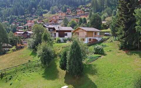 Bisse-Vieux A-4: Station De Montagne, Village De Montagne, Propriété, Zone Rurale, Arbre, Maison, Lot Terre, Ville, Montagne, Village