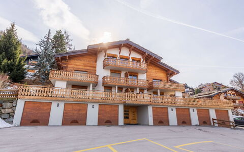 Nendaz 220: Ciel, Nuage, Bâtiment, Arbre, Bois, Plante, Zone Résidentielle, Façade, Ville