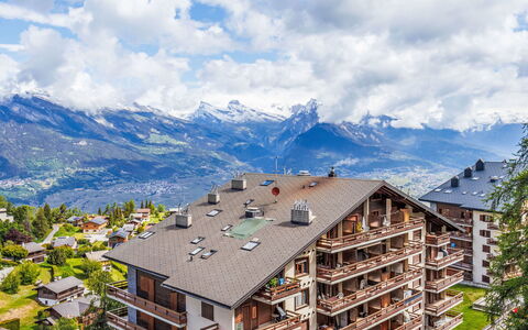 Nendaz 870: Station De Montagne, Appartement, Chaîne De Montagnes, Pente, Balcon, Alpes, Condominium, Vallée, Village De Montagne, Mélèze