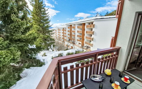 Crans-Montana 130: Appartement, L'Hiver, Gelé, Condominium, Balcon, Neige, Hôtel