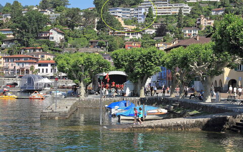 Ascona 250: Port, Transport De L'Eau, Ville, Voie Navigable, Marina, Bateau, L'Eau, Arbre, Véhicule, Côte