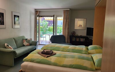 Logement:&nbsp;Residenza Parcolago Apt 018 mit Garten 100.29