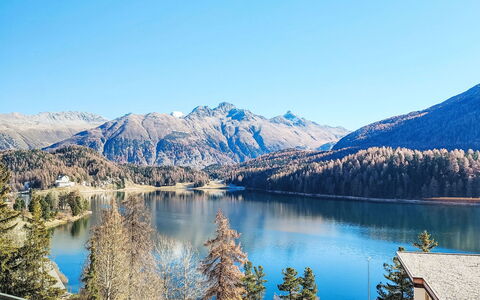 St. Moritz 775: Bleu, Jour, Plan D'Eau, Bois, Horizon, Nuage, Mer, Océan, Cotiers Et Relief Océaniques, Balustrade