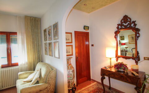 Villa Campo del Mulino: Pièce, Propriété, Meubles, Design Intérieur, Lit, Chambre, Bâtiment, Maison, Plafond, Immobilier
