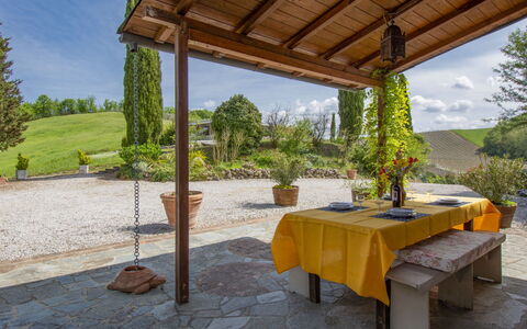 Il Vallone: Plante, Ciel, Table, Arbre, Ombre, Botanique, Bois, Design Intérieur, Mobilier De Jardin, Tableau De Plein Air
