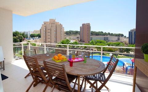 Calpe Calp 907: Propriété, Immobilier, Bâtiment, Pièce, Meubles, Maison, Design Intérieur, Table, Balcon, Appartement