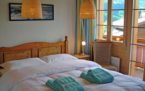 Chalet Pfingsteggblick: Chambre, Meubles, Lit, Pièce, Drap De Lit, Cadre De Lit, Matelas, Propriété, Literie, Design Intérieur