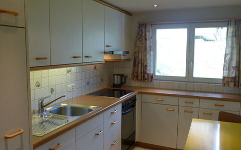 Grindelwald 104: Cabinetry, Evier, Robinet, Évier, Comptoir, Propriété, Cuisine, Tiroir, Bâtiment, Bois