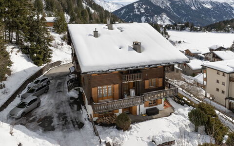 Champex 195: Maison, Chalet, Domicile, Zone Rurale, Station De Montagne, Pente, Village, Mélèze, Balcon, Village De Montagne