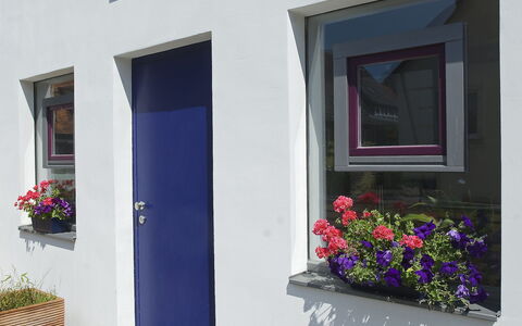 Albergo Centro: Fleur, Plante, Bâtiment, Fenêtre, Bois, Rectangle, Porte, Pot De Fleur, Maison