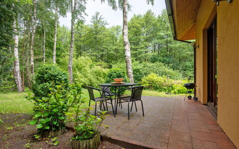 Borowikowa: Vert, Meubles, Jardin, Mobilier De Jardin, Chaise, Tableau De Plein Air, Ombre, Couverture De Sol, Arrière-Cour, Dalle
