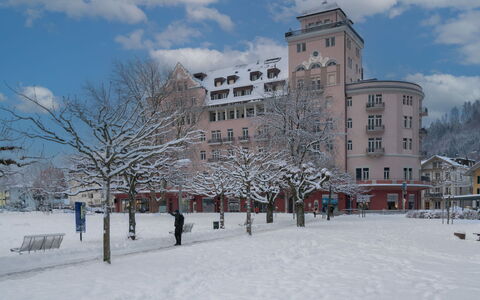 Interlaken 400: Neige, Jour, L'Hiver, Bâtiment, Fenêtre, Branche, Gelé, Brindille
