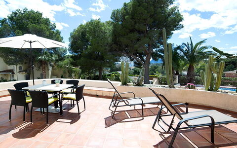Luz Y Paz: Propriété, Meubles, Tableau De Plein Air, Patio, Table, Immobilier, Bâtiment, Recours, Restaurant, Loisir