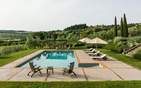 Villa Danilo: Ciel, Plante, L'Eau, Piscine, Arbre, Bâtiment, Mobilier De Jardin, Ombre, Loisir, Rectangle