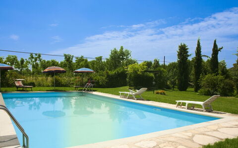 Pozzonovo: Piscine, Bleu, Mobilier De Jardin, Recours, Loisir, Ombre, Eco Hôtel, Balancelle, Thermes, Aménagement Paysager