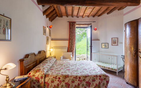 Villa Monteloro: Chambre, Pièce, Lit, Propriété, Meubles, Drap De Lit, Plafond, Bâtiment, Design Intérieur, Cadre De Lit