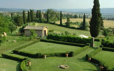 Le Jardin à l'Italienna, vue par la Villa