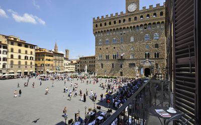 location de vacances Piazza della Signoria - Florence, Toscane, Italie - Vista Su Piazza Della Signoria
