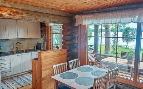 Alakitkajärvi, Takkusalmi: Bois, Neige, Chalet, L'Hiver, Toit, Domicile, Gelé, Cabane En Rondins, Siding, Pente