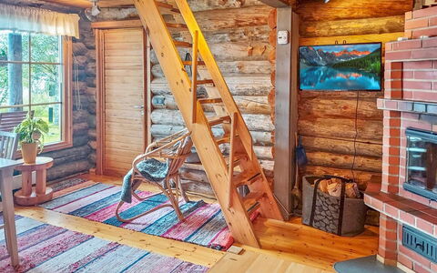 Alakitkajärvi, Takkusalmi: Bois, Neige, Chalet, L'Hiver, Toit, Domicile, Gelé, Cabane En Rondins, Siding, Pente