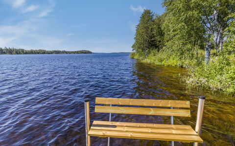 Ruka-Kitkan Kuukkeli: Bleu, L'Eau, Ressources En Eau, Plan D'Eau, La Nature, Meubles, Paysage Naturel, Bois, Voie Navigable, Été