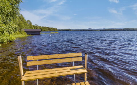 Ruka-Kitkan Kuukkeli: Bleu, L'Eau, Plan D'Eau, La Nature, Bois, Paysage Naturel, Voie Navigable, Banque, Lac, Cours D'Eau