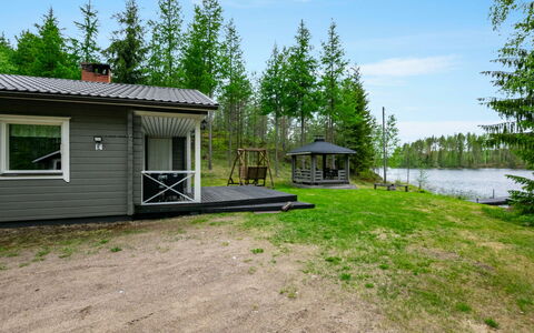 Lehtikuusenranta: Bois, L'Hiver, Neige, Domicile, Chalet, Gelé, Siding, Cabane En Rondins, La Glace