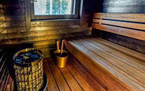Tiira: Bois, Neige, L'Hiver, Chalet, Gelé, Domicile, Cabane En Rondins, Mélèze, Siding