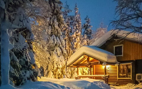 Varilan Lomamajat Nr2: L'Hiver, Neige, Branche, Bois, Maison, Chalet, Domicile, Architecture, Gelé, Brindille