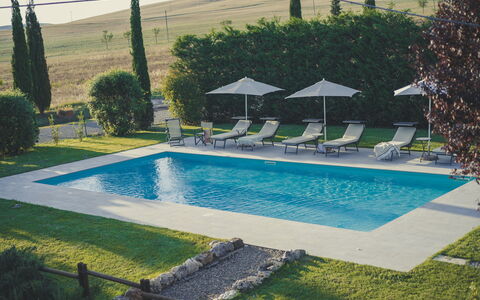 Villa Cassia: Piscine, Propriété, Loisir, Maison, Herbe, Immobilier, Bâtiment, Recours, Arbre, Architecture