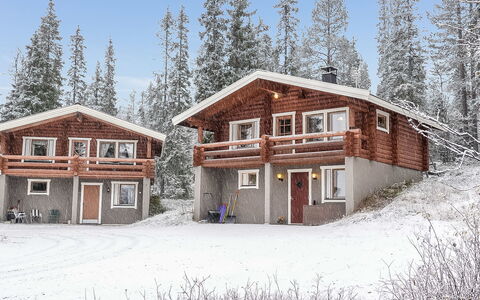 Oloskammi 5: Bois, Neige, L'Hiver, Chalet, Gelé, Domicile, Cabane En Rondins, Mélèze, Siding