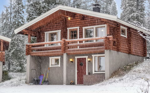 Oloskammi 5: Bois, Neige, L'Hiver, Chalet, Gelé, Domicile, Cabane En Rondins, Mélèze, Siding