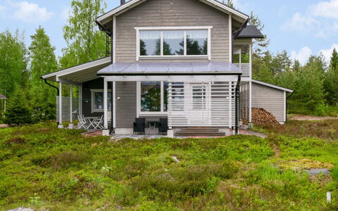 Paltamon Golfhovi a (Sis. 2 Golf Pelioikeutta): Bois, Neige, L'Hiver, Chalet, Gelé, Domicile, Cabane En Rondins, Mélèze, Siding