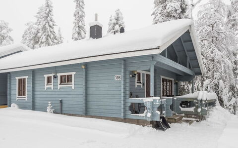 Uolevintie 39B: Bois, Neige, Chalet, L'Hiver, Toit, Domicile, Gelé, Cabane En Rondins, Siding, Pente