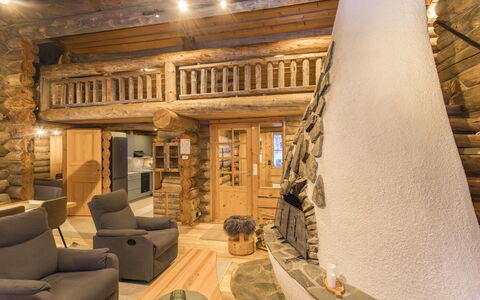 Rukasaukko: Bois, Design Intérieur, Plafond, Sol, Sol, Domicile, Meubles, Pièce, Chalet, Salon