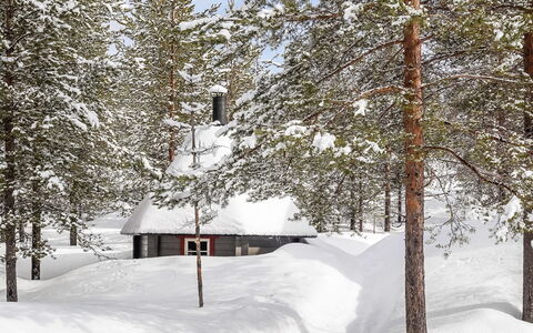 Lustola a: Bois, Neige, L'Hiver, Chalet, Gelé, Domicile, Cabane En Rondins, Mélèze, Siding
