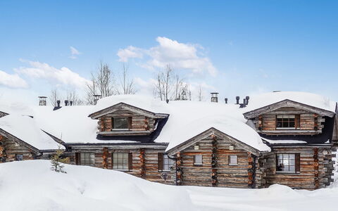 Kantapää C 3: Bois, Neige, L'Hiver, Chalet, Gelé, Domicile, Cabane En Rondins, Mélèze, Siding