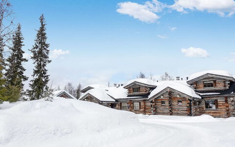 Kantapää C 3: Bois, Neige, L'Hiver, Chalet, Gelé, Domicile, Cabane En Rondins, Mélèze, Siding
