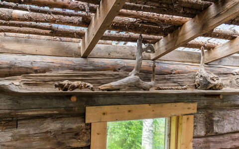 Lamminkangas: Bois, Neige, L'Hiver, Chalet, Gelé, Domicile, Cabane En Rondins, Mélèze, Siding