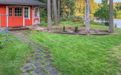 Majavanpesä: Herbe, Jardin, Arbuste, Lot Terre, Pelouse, Arrière-Cour, Couverture De Sol, Chalet, Aménagement Paysager