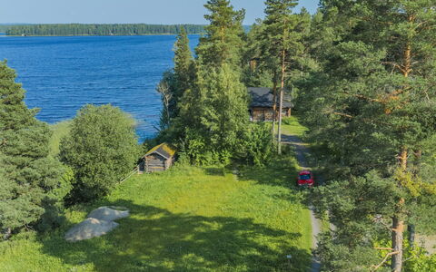 Karjalan Kelohuvila: Bois, Neige, L'Hiver, Chalet, Gelé, Domicile, Cabane En Rondins, Mélèze, Siding