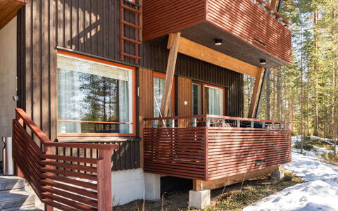 Vuokatti Cabin 16: Chalet, Maison, Domicile, Batiments Jardin, Siding, Cabane En Rondins, Ferme, Biens, Cabanon, Cour