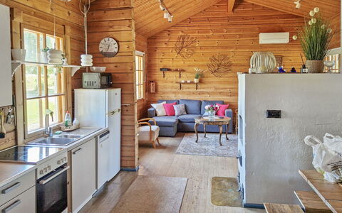 Annas Beach: Bois, L'Hiver, Neige, Domicile, Chalet, Gelé, Siding, Cabane En Rondins, La Glace