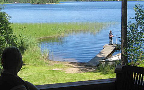 Pikkutupa: Voie Navigable, Banque, Cours D'Eau, Lac, Chalet, Forêt, Canal, Réservoir, Cabane En Rondins
