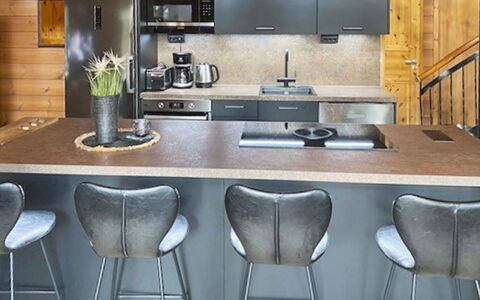 Tahkonbalju: Meubles, Sol, Cuisine, Bois, Design Intérieur, Comptoir, Sol, Tabouret, Appareil De Cuisine, Chaise