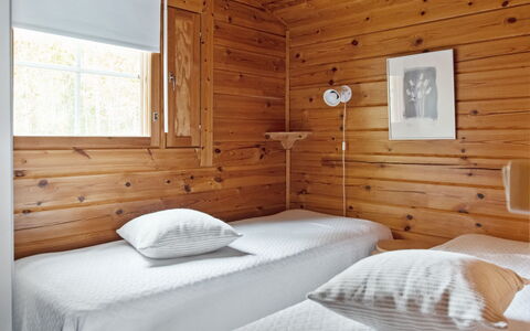 Lahdenpohja, Vaikon Loma 7: Bois, Plafond, Design Intérieur, Sol, Sol, Chambre, Lit, Domicile, Meubles, Pièce