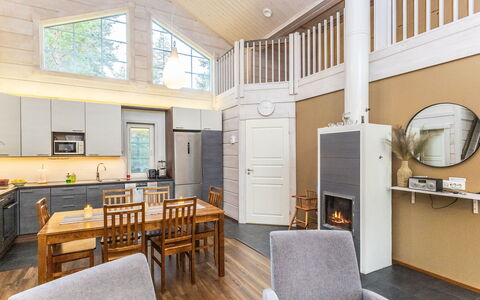 Rukan Villa Lux a: Neige, Bois, L'Hiver, Chalet, Maison, Toit, Domicile, Gelé, Cabane En Rondins, Brindille